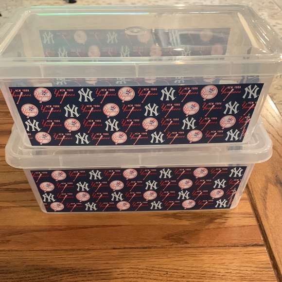 New York Yankees storage containers set of 2 - Picture 4 of 7